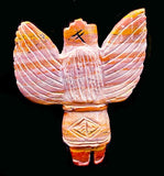 Faye Quandelacy Butterfly Maiden Zuni Indian Stone Carving