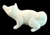 Michael Coble Arctic Fox Fetish Zuni Indian Carver Artist