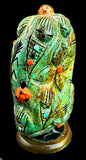Chad Quandelacy Turquoise Corn Maiden Totem Zuni Indian Stone Carving