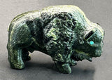 Herb Him Sr Buffalo Fetish Zuni Indian Stone Animal Carving