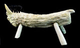 Stewart Quandelacy Antler "Ugly Monster" Fetish Zuni Animal Totem