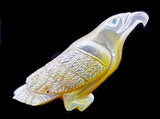 Yancy Robert Halusewa Gold LIp Mother of Pearl Eagle