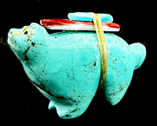 Leekya Turquoise Bear Fetish