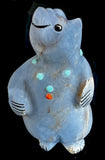 Claudia Peina Angelite Bear Fetish Zuni Indian Stone Animal Carving