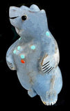 Claudia Peina Angelite Bear Fetish Southwestern Pueblo Zuni Indian Stone Animal Totem