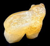 Gibbs Othole Honey Onyx Bear Fetish Native American Zuni Indian Stone Animal Carving