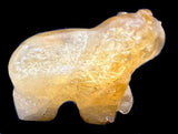 Gibbs Othole Honey Onyx Bear Fetish Zuni Indian Master Carver Artist