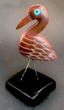 Flamingo Fetish Native American Zuni Indian Stone Bird Carving