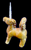 Bryston Bowannie Unicorn Fetish American Indian Zuni Mythical Animal Carving