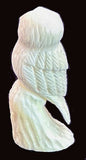 Reuben Najera Owl Fetish Native American Zuni Indian Antler Bird Carving