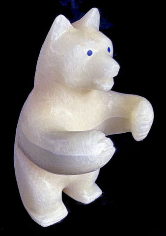 Gibbs Othole Ivory Stone Standing Bear Fetish