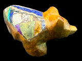 Jayne Quam Inlaid Wolf Fetish Indian Stone Animal Totem Carving