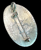 Hopi Sterling Silver Om Pin/Pendant
