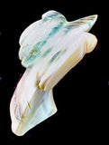 Green Snail Shell Eagle Fetish