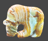 Banded Topaz Medicine Bear Fetish