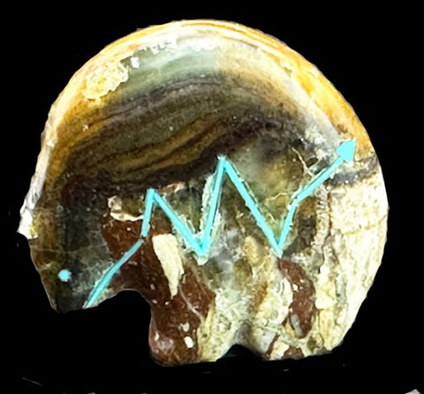 Stewart Quandelacy Heartline Medicine  Bear Fetish