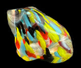 Zuni Art Glass Frog Fetish