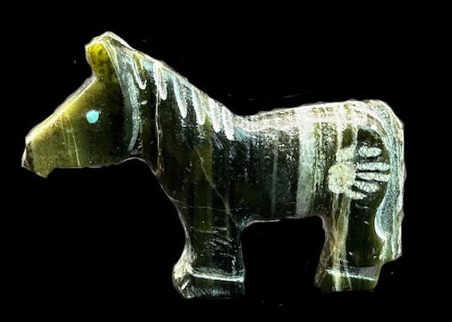 Carol Martinez Painted Hand Miniature Horse Fetish