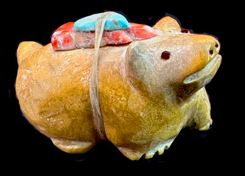 Francis Leekya (D) Zuni Rock Bear Fetish