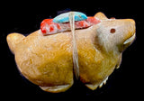 Francis Leekya (D) Zuni Rock Bear Fetish