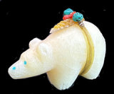 Peter and Dinah Gasper (D) Ivory stone Bear Fetish