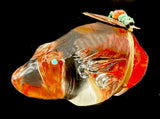 Leland Boone & Daphne Quam Art Glass Frog Fetish