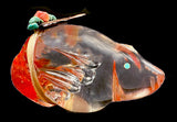 Leland Boone & Daphne Quam Art Glass Frog Fetish
