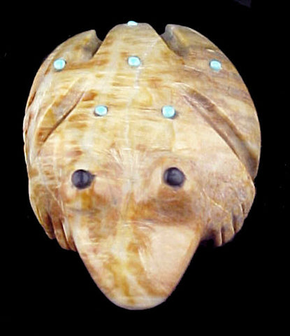 Spotted Frog Fetish Zuni Indian Carving