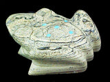 Serpentine Frog Fetish Southwestern Pueblo Indian Carving