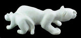 Mountain Lion With Cub Sculpture American Indian Stone Animal Carving