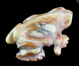 Picasso Marble Frog Fetish Southwestern Pueblo Zuni Indian Stone Animal Carving
