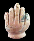 Folded Hands Carving Zuni Indian Hand Carved Stone Artifact