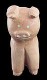 Southwest Pig Fetish Zuni Indian Stone Animal Carving