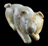 Southwestern Bobcat Fetish American Indian Stone Animal Carving