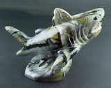 Great White Shark Fetish Southwestern Pueblo Zuni Indian Stone Fish Carving