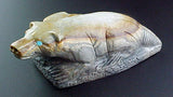 Herbert Him Pueblo Badger Fetish Zuni Indian Stone Animal Carving