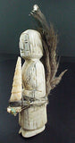 Teddy Weahkee Antler Priest Figure American Indian Carving