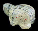 Edo:wa Fetish Southwestern Pueblo Zuni Indian Stone Turtle Carving