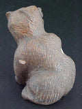 Brown Bear Fetish Zuni Pueblo New Mexico Hand Carved Stone Animal Sculpture