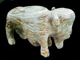 Plains Buffalo Fetish Native American Stone Animal Carving