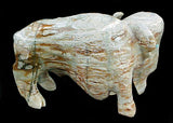 Plains Buffalo Fetish Southwestern Pueblo Zuni Indian Stone Animal Carving