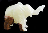 Florentino Martinez Elephant Fetish Native American Stone Animal Carving