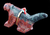 Sonoran Sunrise Dee Edaakie Mountain Lion Fetish Zuni Pueblo New Mexico Hand Carved Stone Animal Sculpture