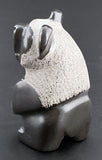 Panda Fetish Zuni Pueblo New Mexico Hand Carved Stone Animal Carving
