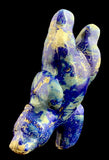 Loren Tsalabutie Zuni Lapis Dancing Bear  Stone Indian Animal Carving