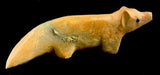 Sarah Leekya Wolf Fetish Southwestern Pueblo Zuni Indian Stone Animal Carving
