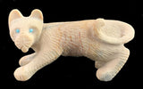 Wilfred Cheama Mountain Lion Fetish Zuni Indian Stone Animal Carving